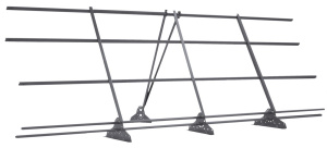 Ограждение кровельное Grand Line со снегозадержателем 1,2х3м RAL 7004