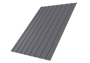 Лист профилированный С10A 0,4 PE RAL 7004