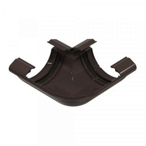 GLC PVC 152/100 спец. угол желоба универсальный менее 90 град. коричневый RAL 8019