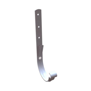 GLC PVC 152/100 кронштейн желоба усиленный, 4 мм, белый RAL 9010