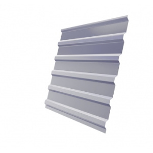 Профнастил оцинкованный С20В, 0,45 PE RAL 7004 сигнальный серый