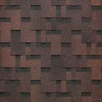 Гибкая черепица Docke PIE EURASIA/ ЛАБИРИНТ/ Коричневый