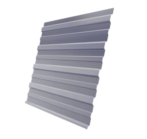 Профнастил оцинкованный С10, 0,5, ПЭ RAL 7004 SKARDEX (сигнальный серый)