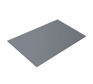 Плоский лист  0,45 PE-foil RAL 9006