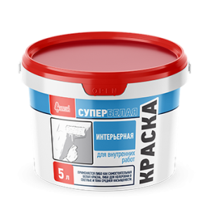 Краска Старатели Интерьерная супербелая 5л