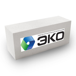 Блок газобетонный ЭКО 600х300х200