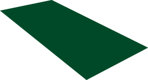 Плоский лист  0,7 PE RAL 6005