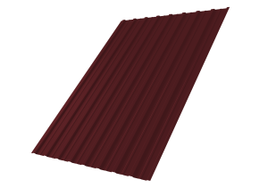 Лист профилированный С10A 0,45 PE RAL 3005