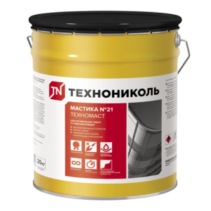 Мастика кровельная ТЕХНОНИКОЛЬ №21 (Техномаст), ведро 20 кг