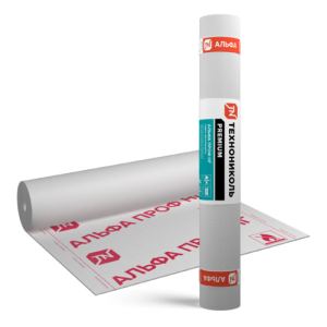 Противопожарная гидро-ветро защитная мембрана ТЕХНОНИКОЛЬ АЛЬФА ПРОФ НГ