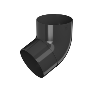 ТН ПВХ МАКСИ колено трубы 67° антрацит