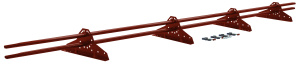 Снегозадержатель NEW трубчатый Grand Line RAL 3009 3м