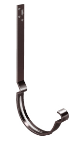 Крюк длинный из стальной полосы 125 мм GRAND LINE RAL 8017