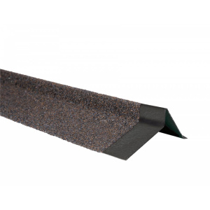 Планка ТЕХНОНИКОЛЬ гранулят торцевая левая RAL 8017 , шт.