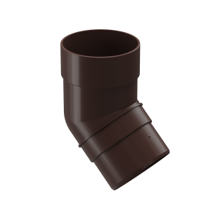 Колено 45° DOCKE PREMIUM шоколад D=85