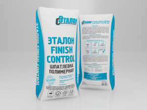 Шпатлевка полимерная белая Эталон Finish Control 20 кг