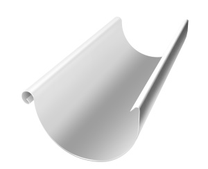 Желоб полукруглый GRAND LINE  125 мм 3 м RAL 9003