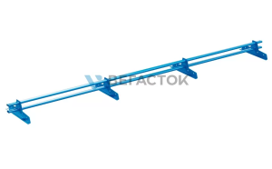 Снегозадержатель трубчатый VEGALux 25*45/2мм 1000мм для МЧ, ПН, мягкой кровли RAL 5005