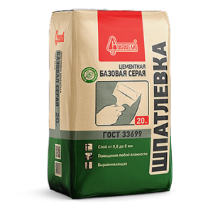 Шпатлевка Старатели базовая серая 20кг